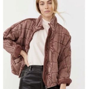 Free People Dolman Coat in Terracotta